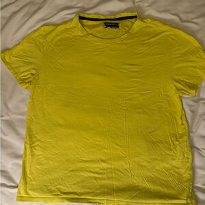 Calvin Klein Men’s Bright Yellow Short-Sleeve Crew Tee